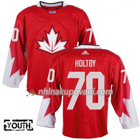 Kanada Dresy Braden Holtby 70 Světový pohár v ledním hokeji 2016 Červená - Dětské Kanada Dresy Braden Holtby 70 Světový pohár v ledním hokeji 2016 Červená - Dětské